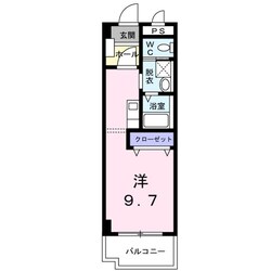 レールビューパレスの物件間取画像